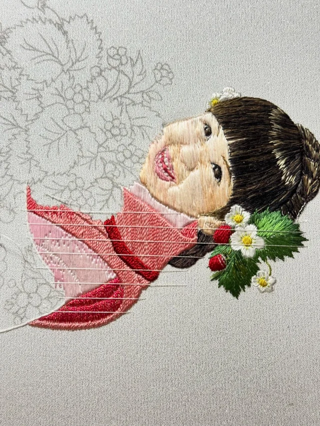 顔の刺繍と私の覚悟 - HANABUSA ISHIHARA｜石原英（いしはら はなぶさ